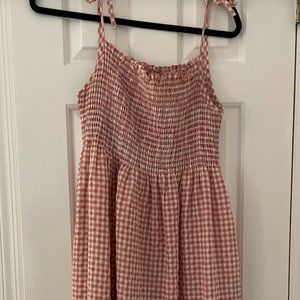 Smocked Maison Me Gingham Dress